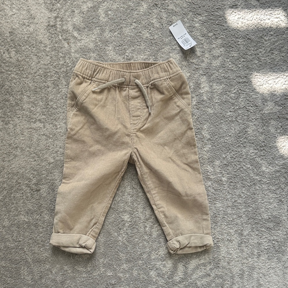 Old Navy Tan Bottoms - 12-18m